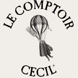 LOGO COMPTOIR CECIL complet fond beige
